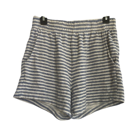 Electric & Rose Striped Blue and White Women's Shorts Size Small - Picture 1 of 15